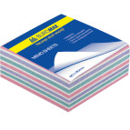 Папір для нотаток-куб КОЛЬОРОВИЙ 80*80*30мм не проклеєний BUROMAX BM.2253