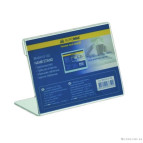 Табличка іменна одностороння 90*60мм прозора BUROMAX BM.6410-00