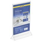 Табличка інформаційна двостороння 210*297мм прозора BUROMAX BM.6415-00