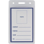 Бейдж 65*109мм Buromax PVC BM.5403 вертикальний