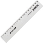 Лінійка 20см пластик BUROMAX BM.5826-20 прозора