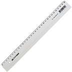 Лінійка 30см пластик BUROMAX BM.5826-30 прозора