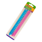 Лінійка-пазл 2 частини по 20см пластик ZiBi ZB.5605-15 салатовий з синім