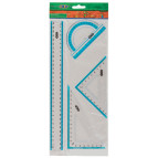 Лінійки-набір 4пр. ZiBi ZB.5682 лінійка 30см