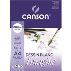 Папір-склейка для графіки Canson Imagine А4 21*29,7см 200г/м 50арк CON-200006008R