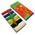 Пластилін 6кол. ZiBi 120г зі стеком ZB.6200