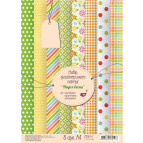 Папір для дизайну Rosa Talent набір А4, 8арк, 250г/м Подих весни 5311056