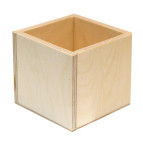 Заготовка для декорування Стакан дерево 8*8*10см ROSA Talent 9213011