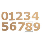 Заготовка для декорування !ПОШТУЧНО 1/10! Rosa Talent (МДФ) цифра "8" висота 3см 4801414