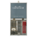 Набір для графіки Cretacolor Silver Box 17шт. дер. корб 90740017