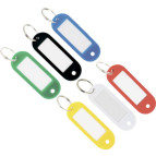 Брелок для ключів пластик. Buromax набір 6шт 5471-99