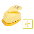 Дирокол фігурний Dalprint вирубка 2,5см Квітка з листям 9AD110147