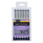 Капілярні ручки PIGMA Micron Лінер Sakura набір 6шт POXSDK-6