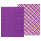 Папір для скрапбукінга Heyda А4 300г/м2 9451774 "Клітка" двостороння Фіолетова