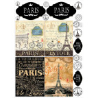 Декупажна карта 29,5*42см ЕВ-Д074 Париж