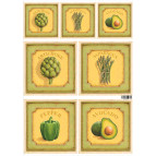 Декупажна карта 29,5*42см ЕВ-Д087 Листівки. Прованс