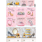 Декупажна карта 29,5*42см ЕВ-Д097 Дамські приналежності