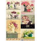 Декупажна карта 29,5*42см ЕВ-Д098 Натюрморти з квітами