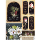 Декупажна карта 29,5*42см ЕВ-Д099 Королівский сад