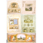 Декупажна карта 29,5*42см ЕВ-Д106 Прованські пейзажі