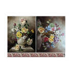 Декупажна карта 29,5*42см ЕВ-Д129 Натюрморти у голандському стилі. Квіти-4
