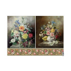 Декупажна карта 29,5*42см ЕВ-Д130 Натюрморти у голандському стилі. Квіти-3