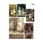 Декупажна карта 29,5*42см ЕВ-Д139 Ретролистівки: Діти,Пасха