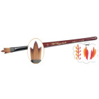 Кисть из синтетики имитация колонока плоская Тризубец короткая ручка №10 /s12RB Ж-Ж12-10,0RB