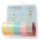 Скотч декоративний Aihao набір 5шт 20мм*5м AH66724