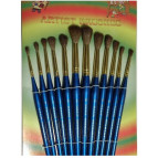 Набір пензлів 12шт. Oasis Поні круглі 3001