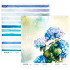 Папір для скрапбукінга ROSA Talent 30*30см Floral Poem 5 двосторонній 200 г/м 5316005