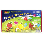 Набір трафаретів Economix Алфавіт,фігури,рослини 4шт E61420-02