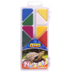 Акв фарби медові 14кол. ECONOMIX Africa пласт кор, без пензля E60113