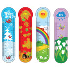 Закладки для книг пластикові Cool For School Seasons 4шт. CF69108