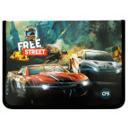 Папка B5 пластик. Cool For School на блискавці  Free Street CF32000