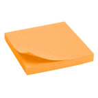 Папір для нотаток з липким шаром 75*75 80арк яскраво-помаранчова Axent 2414-15A