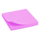 Папір для нотаток з липким шаром 75*75 80арк яскраво-рожева Axent 2414-13A