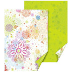 Папір для скрапбукінга Heyda А4 300г/м2 204772003 двосторонній Зелений Кристал