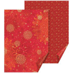 Папір для скрапбукінга Heyda А4 300г/м2 204772018 двосторонній Червоний Кристал