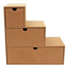 Заготовка для декорування Rosa Talent Комод-сходинка 22х12х30см 286403