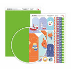 Папір для дизайну Rosa Talent А4 250г/м двостор. New Year-8 5310078