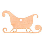 Заготовка для декорування !ПОШТУЧНО 1/4! Rosa Talent (фанера) Санчата 10х5,5см 4801501