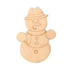 Заготовка для декорування !ПОШТУЧНО 1/4! Rosa Talent (фанера) Сніговик 1 7х10см 4801505
