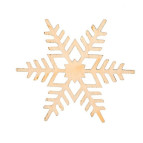 Заготовка для декорування !ПОШТУЧНО 1/4! Rosa Talent (фанера) Сніжинка 8 Д8см 4801518