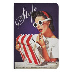 Блокнот 125*165мм 80арк з магн клап YES Vintage Vogue 150887