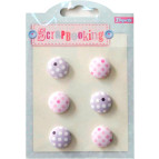 Наліпки для творчості 1 Вересня 951762 'Гудзики пастельні' тканина