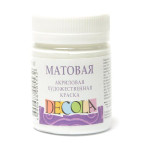 Краска акриловая - ЗХК Невская Палитра DECOLA 50мл матовая Белый 14328104