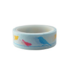 Скотч декоративний Santi 'Пташині історії' 1,5см*5м 740570