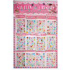 Наліпки для творчості Cengdie 6*9см стрази асорті Круги середні