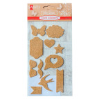 Стікери для творчості Santi пробкові 11шт. 740839